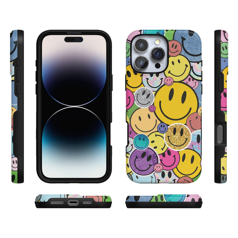 All Smiles | Smiley Face Sticker Case iPhone Case get.casely 