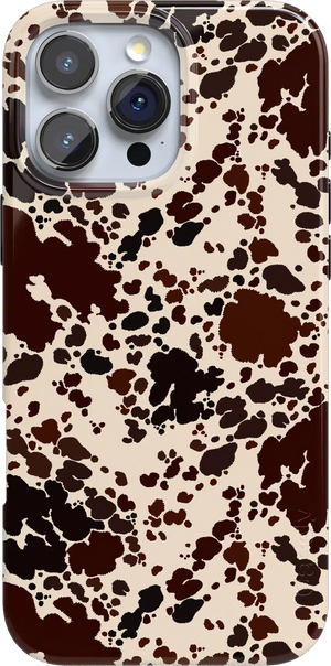 Cowgirl Envy | Cow Print Case iPhone Case get.casely Classic + MagSafe® iPhone 16 Pro Max 