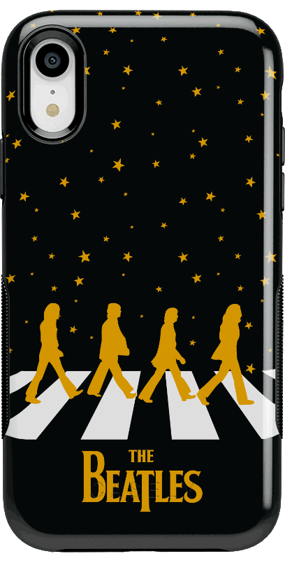 Night Walk | The Beatles Abbey Road Dual Image Case iPhone Case get.casely Bold iPhone XR 