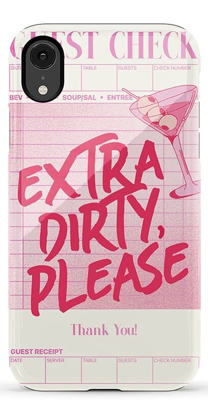 Extra Dirty Please | Fun on Weekdays Case iPhone Case get.casely Essential iPhone XR 