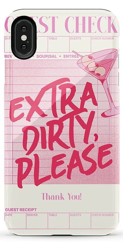 Extra Dirty Please | Fun on Weekdays Case iPhone Case get.casely Essential iPhone XS Max 