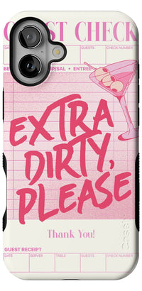 Extra Dirty Please | Fun on Weekdays Case iPhone Case get.casely Bold + MagSafe® iPhone 16 Plus 