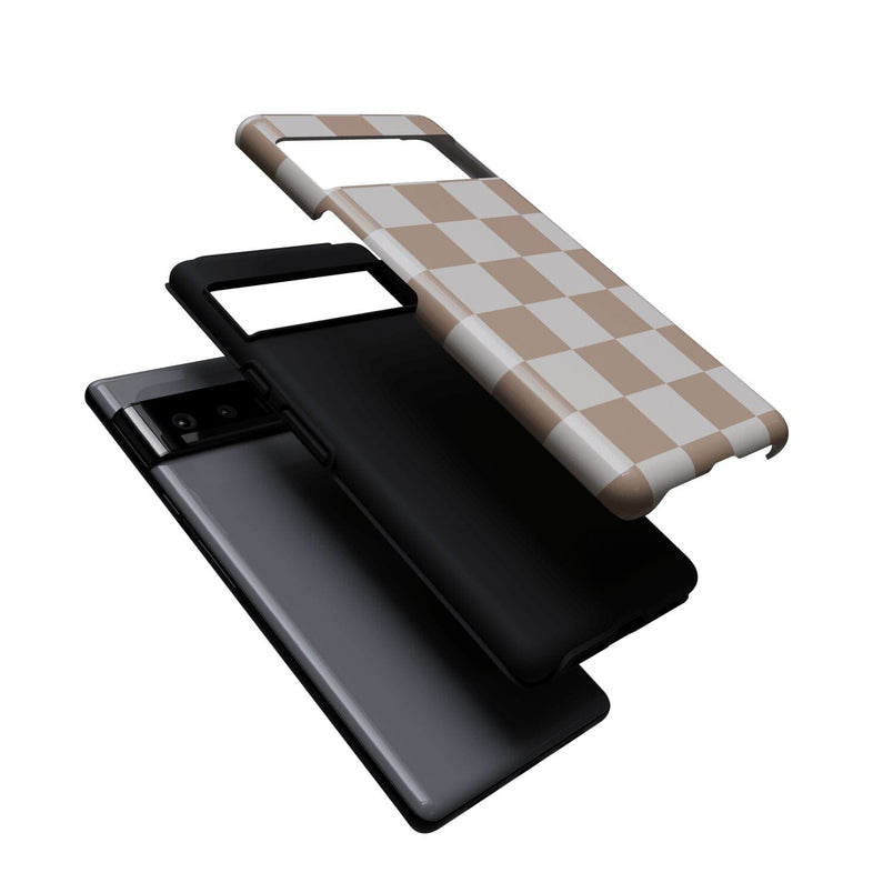 Fit Check | Neutral Checkerboard Google Pixel Case Google Pixel Case Casetry 