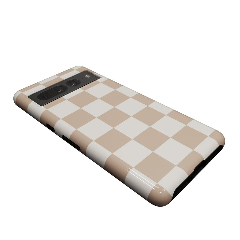 Fit Check | Neutral Checkerboard Google Pixel Case Google Pixel Case Casetry 