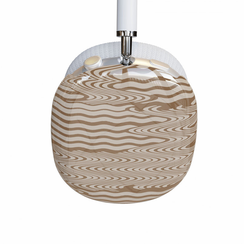 Mocha Ripple | Brown Waves AirPods Max Case AirPods Case Casetry 