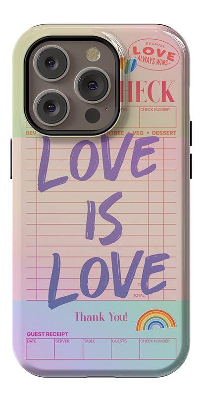 Love is Love | Guest Check Pride Case Phone Case Casetry 