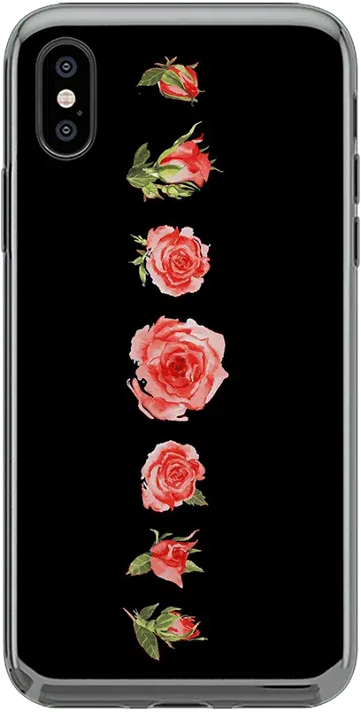 Accept the Rose | Blooming Red Rose Floral Case iPhone Case get.casely Classic iPhone X / XS 