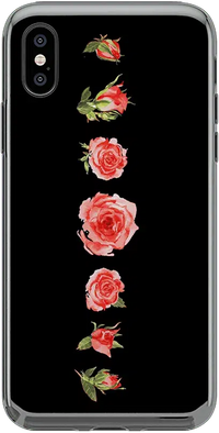 Accept the Rose | Blooming Red Rose Floral Case iPhone Case get.casely Classic iPhone X / XS 