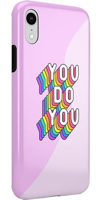 YOU DO YOU | Purple Print iPhone Case iPhone Case get.casely 