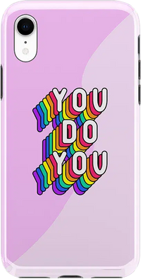 YOU DO YOU | Purple Print iPhone Case iPhone Case get.casely 