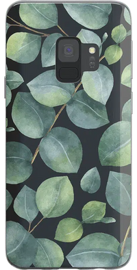 Leaf Me Alone | Green Floral Print Samsung Case Samsung Case get.casely 