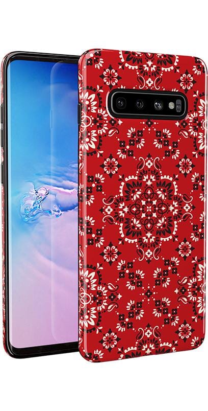 I'm with the Band | Red Bandana Print Samsung Case Samsung Case get.casely 