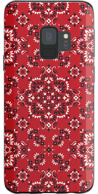 I'm with the Band | Red Bandana Print Samsung Case Samsung Case get.casely Classic Galaxy S9 Plus 