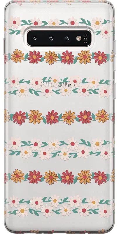 Totally Rad | Daisy Print Floral Samsung Case Samsung Case get.casely Classic Galaxy S10 Plus 