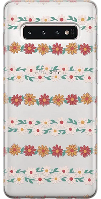 Totally Rad | Daisy Print Floral Samsung Case Samsung Case get.casely Classic Galaxy S10 Plus 
