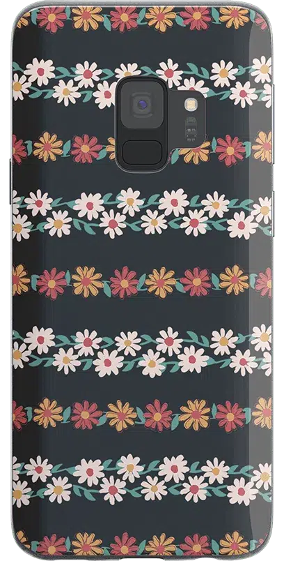 Totally Rad | Daisy Print Floral Samsung Case Samsung Case get.casely Classic Galaxy S9 Plus 