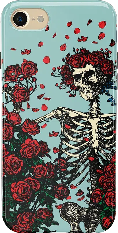 Forever Grateful | Grateful Dead Skeleton Floral Case iPhone Case Grateful Dead Classic iPhone 6/7/8 