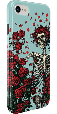 Forever Grateful | Grateful Dead Skeleton Floral Case iPhone Case Grateful Dead