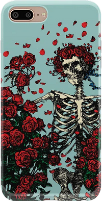 Forever Grateful | Grateful Dead Skeleton Floral Case iPhone Case Grateful Dead Classic iPhone 6/7/8 Plus 