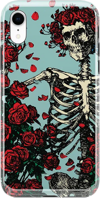 Forever Grateful | Grateful Dead Skeleton Floral Case iPhone Case Grateful Dead Classic iPhone XR 