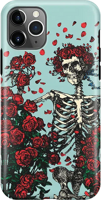 Forever Grateful | Grateful Dead Skeleton Floral Case iPhone Case Grateful Dead Classic iPhone 11 Pro Max 