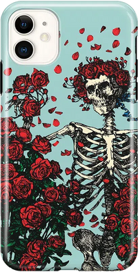 Forever Grateful | Grateful Dead Skeleton Floral Case iPhone Case Grateful Dead Classic iPhone 11 