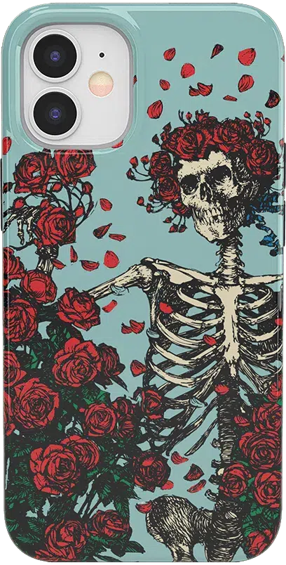 Forever Grateful | Grateful Dead Skeleton Floral Case iPhone Case Grateful Dead Classic iPhone 12 