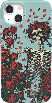 Forever Grateful | Grateful Dead Skeleton Floral Case iPhone Case Grateful Dead Classic iPhone 13 Mini 