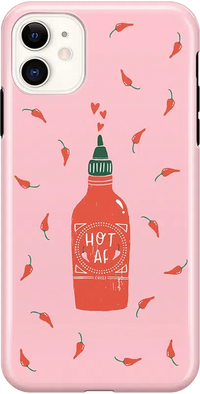 Spicy AF | Pink Chili Hot Sauce Case iPhone Case get.casely 