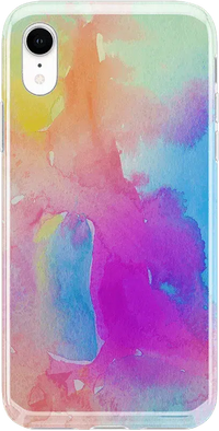 Painting in Pastels | Rainbow Watercolor Case iPhone Case get.casely Classic iPhone XR 