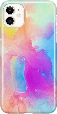 Painting in Pastels | Rainbow Watercolor Case iPhone Case get.casely Classic iPhone 11 