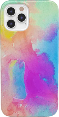 Painting in Pastels | Rainbow Watercolor Case iPhone Case get.casely Classic iPhone 12 Pro 