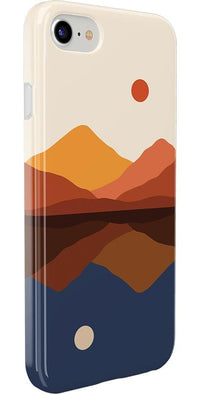 Opposites Attract | Day & Night Colorblock Mountains Case iPhone Case get.casely