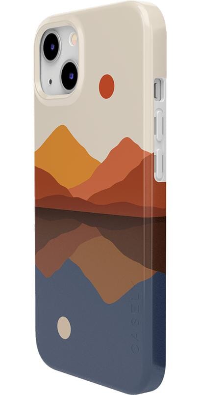 Opposites Attract | Day & Night Colorblock Mountains Case iPhone Case get.casely