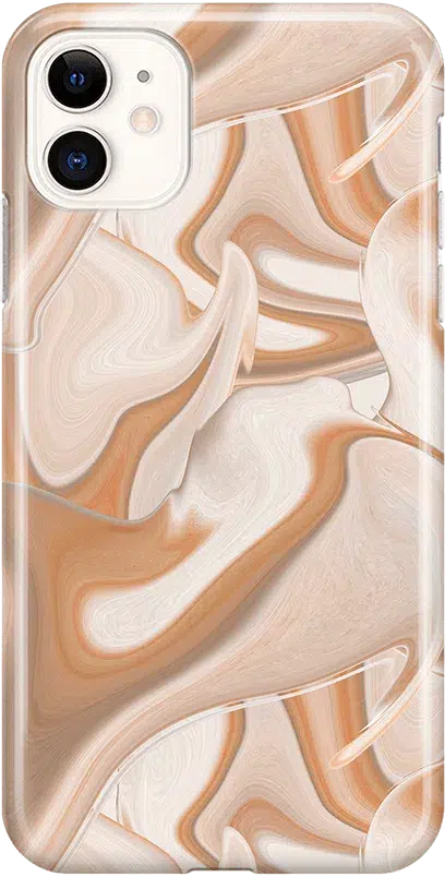 Caramel Delight | Marble Swirl Case iPhone Case get.casely Classic iPhone 11 