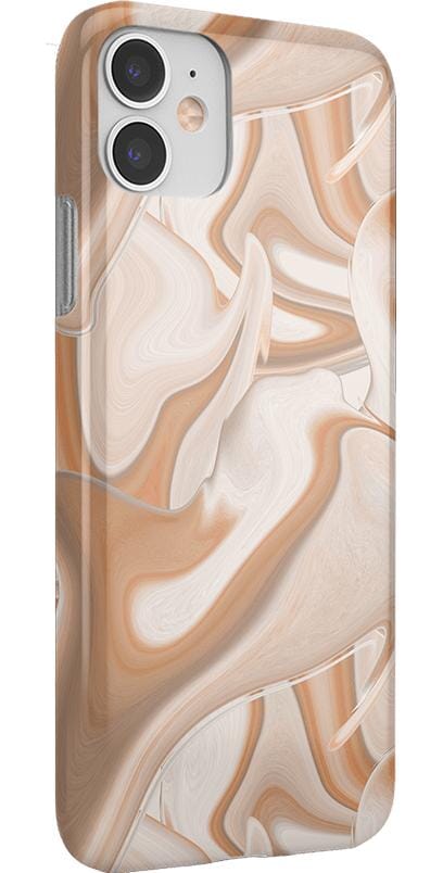 Caramel Delight | Marble Swirl Case iPhone Case get.casely 