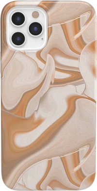 Caramel Delight | Marble Swirl Case iPhone Case get.casely Classic iPhone 12 Pro Max 