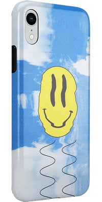 On Cloud Nine | Glitch Smiley Face Case iPhone Case get.casely 