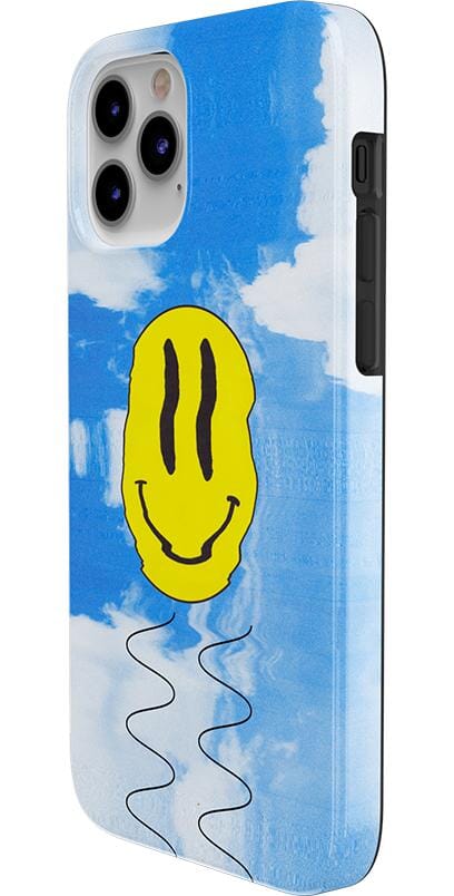 On Cloud Nine | Glitch Smiley Face Case iPhone Case get.casely 