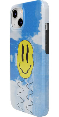 On Cloud Nine | Glitch Smiley Face Case iPhone Case get.casely 