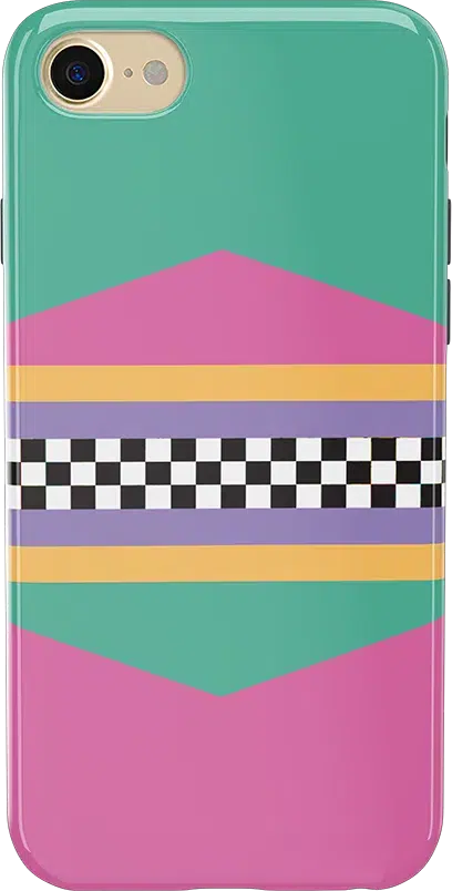 Rad Dad | 80's Colorblock Case iPhone Case get.casely Classic iPhone SE (2020 & 2022) 