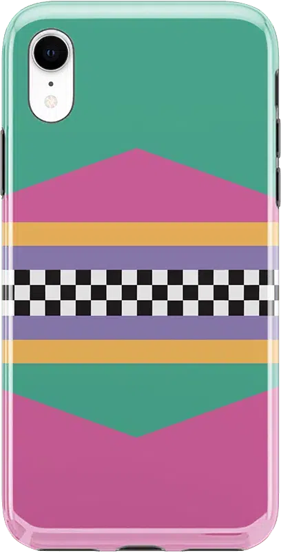 Rad Dad | 80's Colorblock Case iPhone Case get.casely Classic iPhone XR 