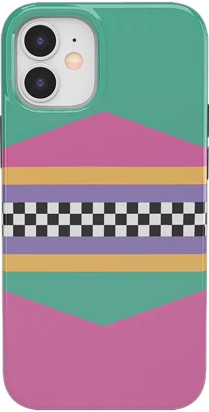 Rad Dad | 80's Colorblock Case iPhone Case get.casely Classic iPhone 12 