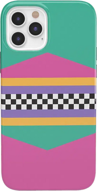 Rad Dad | 80's Colorblock Case iPhone Case get.casely Classic iPhone 12 Pro Max 