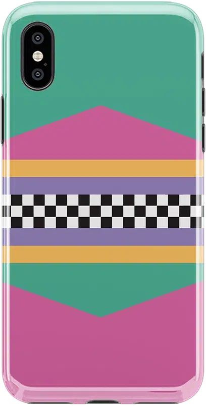 Rad Dad | 80's Colorblock Case iPhone Case get.casely Classic iPhone XS Max 