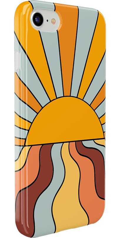 Shine On | Retro Sunset Case iPhone Case get.casely 