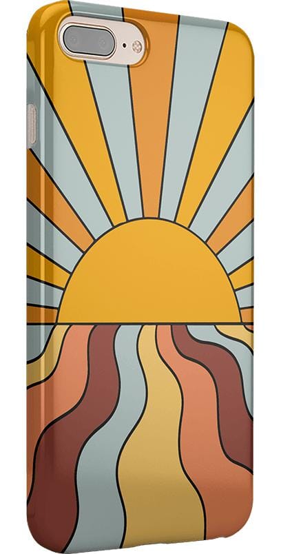 Shine On | Retro Sunset Case iPhone Case get.casely 