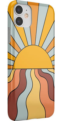 Shine On | Retro Sunset Case iPhone Case get.casely 