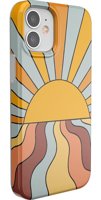 Shine On | Retro Sunset Case iPhone Case get.casely 