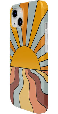 Shine On | Retro Sunset Case iPhone Case get.casely 